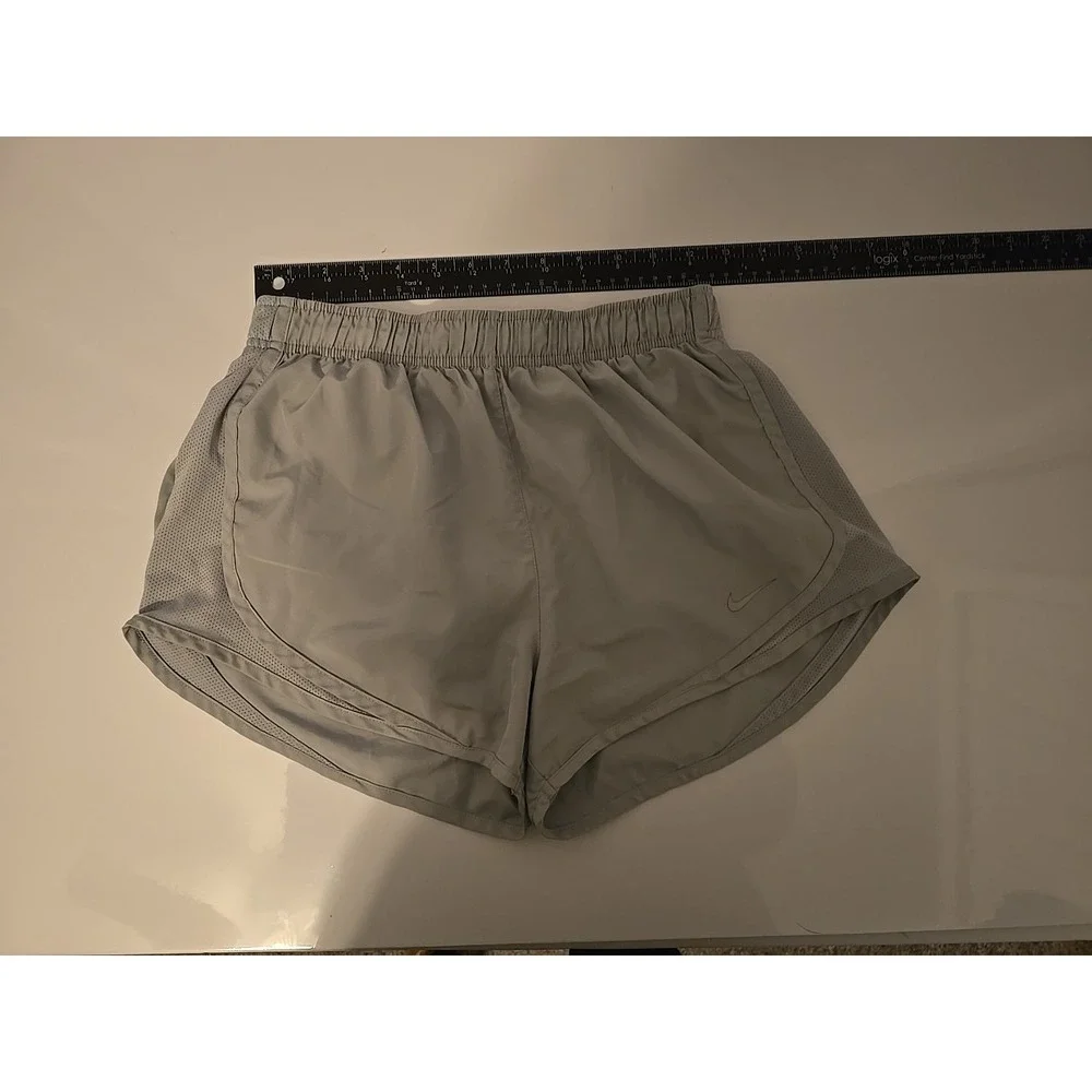 Nike Women's Gray Running Shorts, Size Small, 3-inch Inseam, Dri-Fit Lightweight